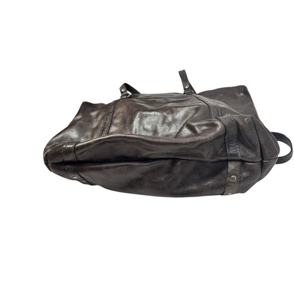 Patricia Nash Benvenuto Tote Distressed Brown Leather Large Shoulder Bag - Picture 7 of 9